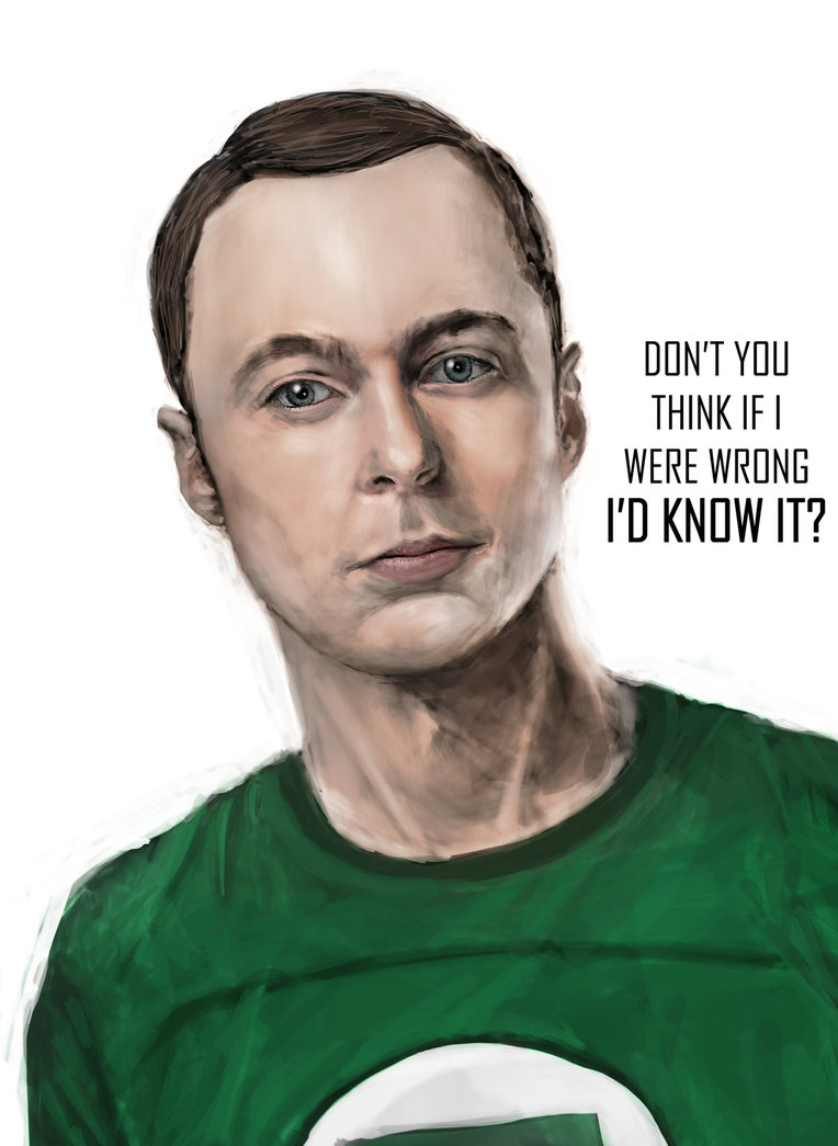 sheldon cooper i'm wrong