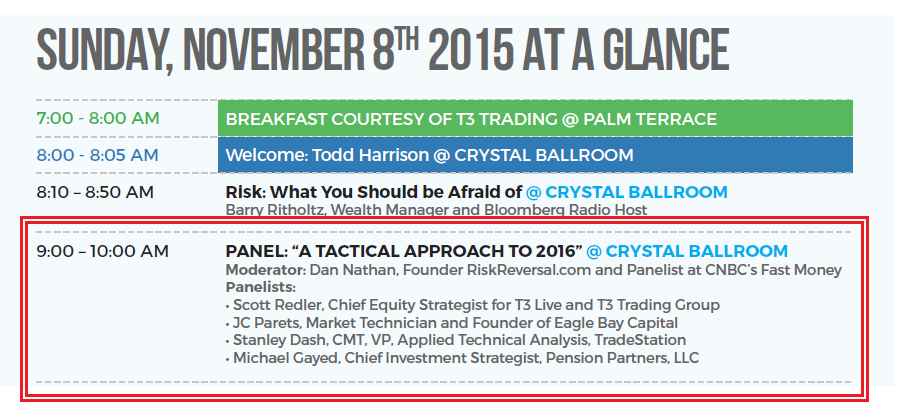 finance festival panel info